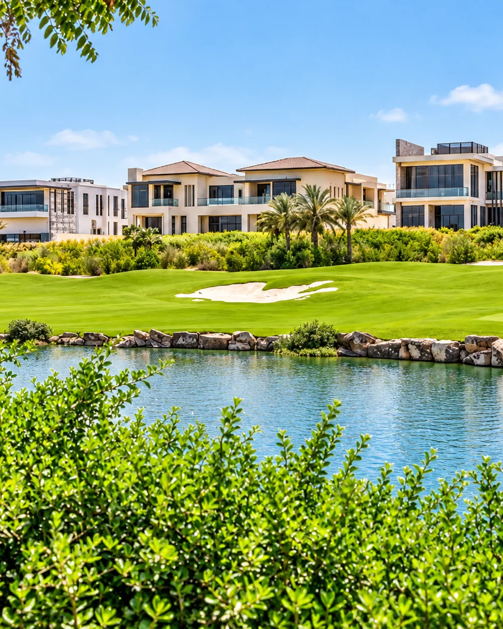 Golfpálya menti villák Dubai Hills Estate-ben